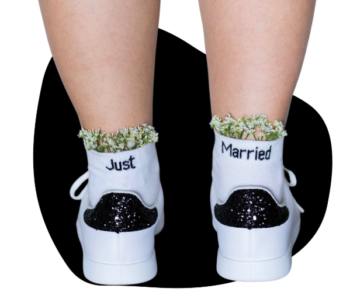 Chaussette Just Married femme KLAK